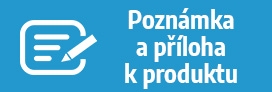 Poznámka a příloha k produktu