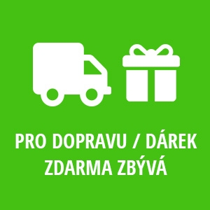 Pro dopravu/dárek zdarma zbývá