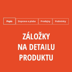 Záložky na detailu produktu